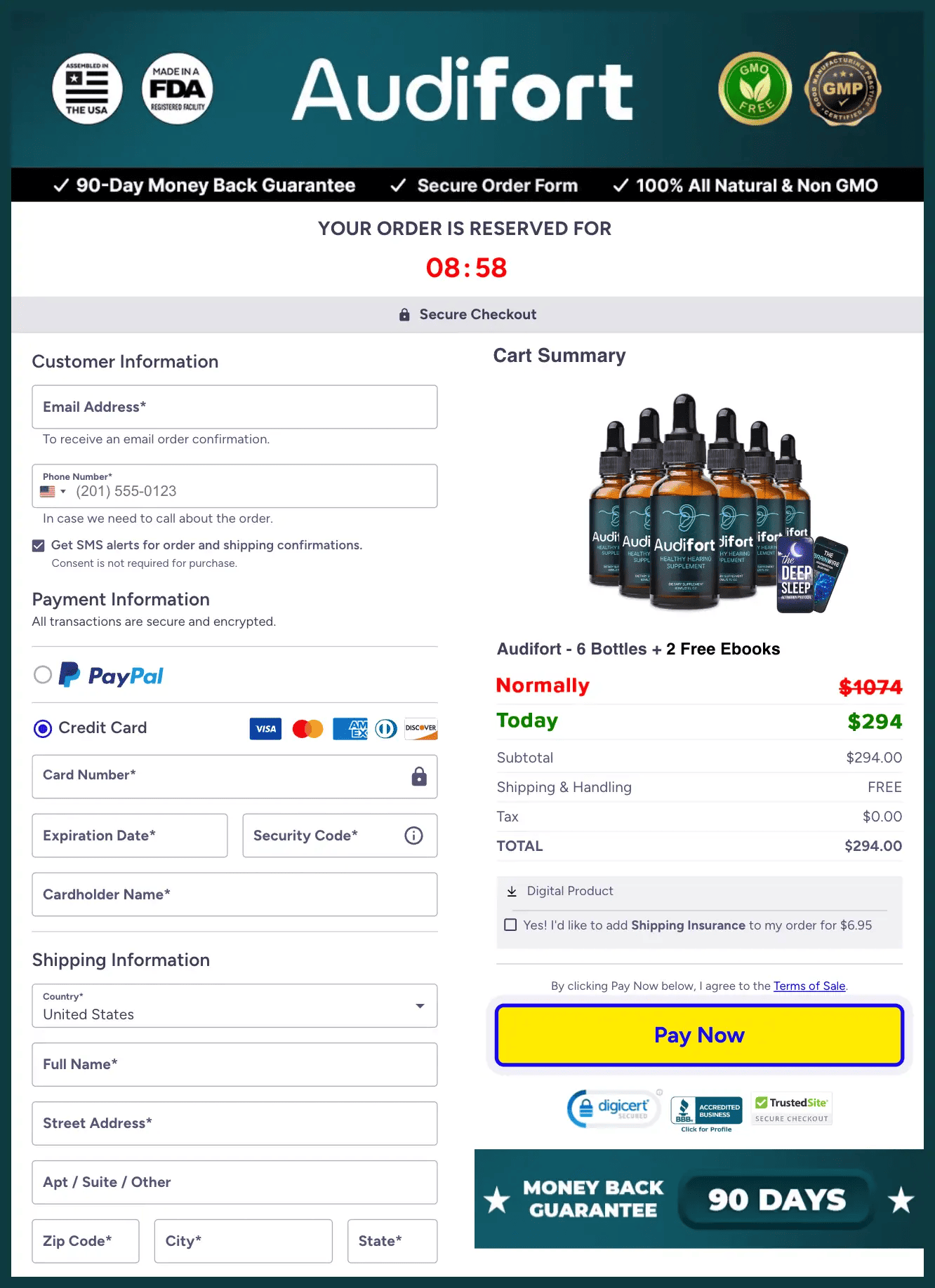 Audifort Audifort - Order Page